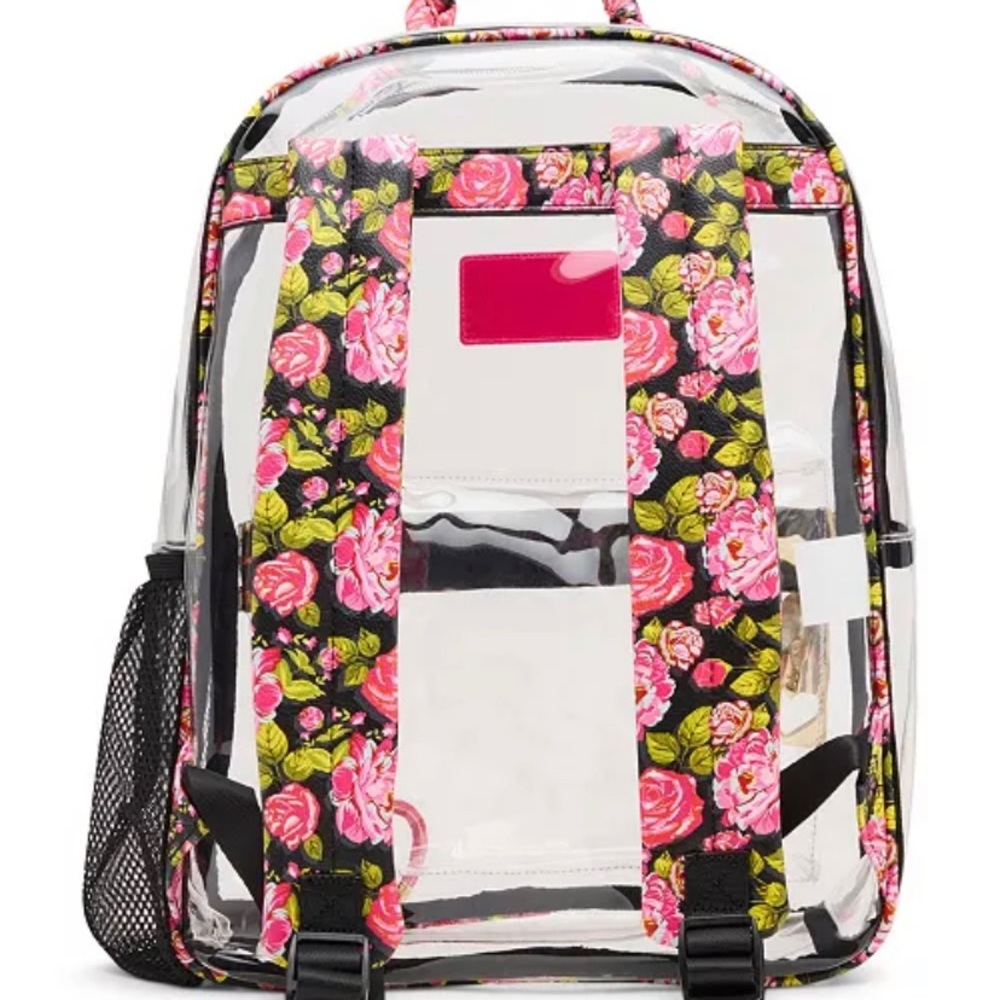 Betsey Johnson Floral/Leopard Print Women's Backpack and Pouch Set - Picture 5 of 6